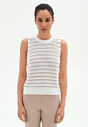 Rinascimento, CANOTTA/TOP BICOLORE - Top - var white cream