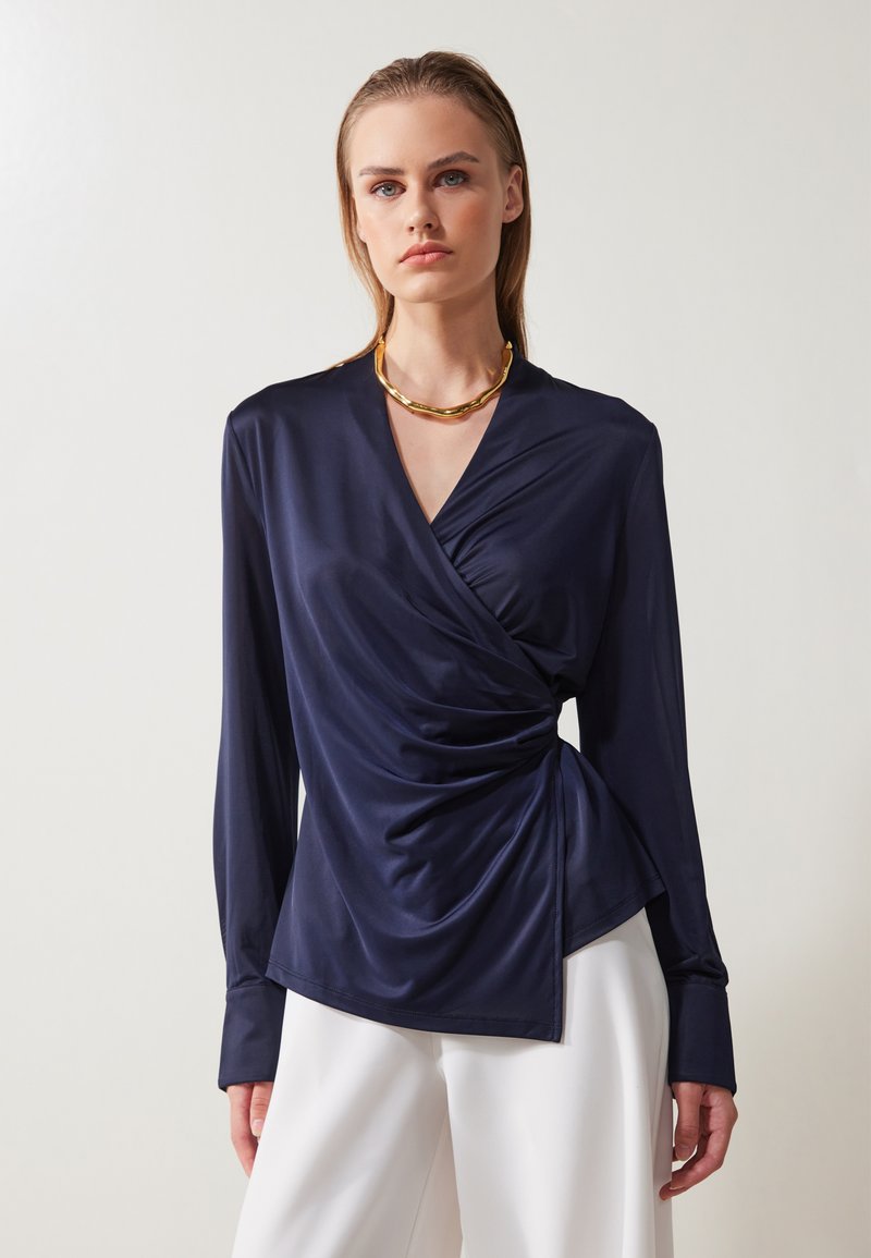 Anna Field Topper langermet - dark blue
