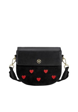 LOVE HEART - Skuldertasker - schwarz