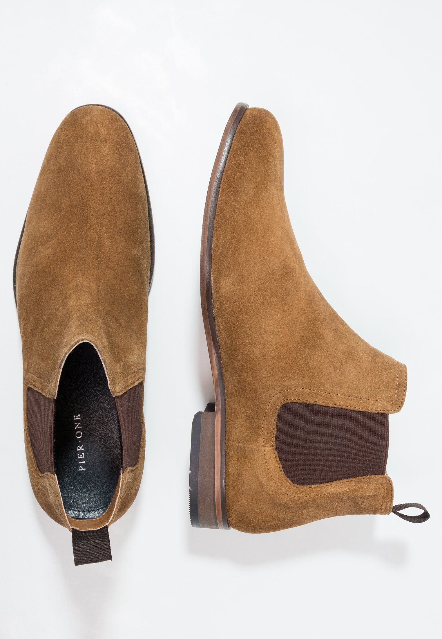 bottines pier one homme cognac