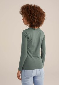 WE Fashion Hosszú ujjú felső - green