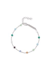 Singularu Crystals Chain Colors - Bracelet - silver-coloured