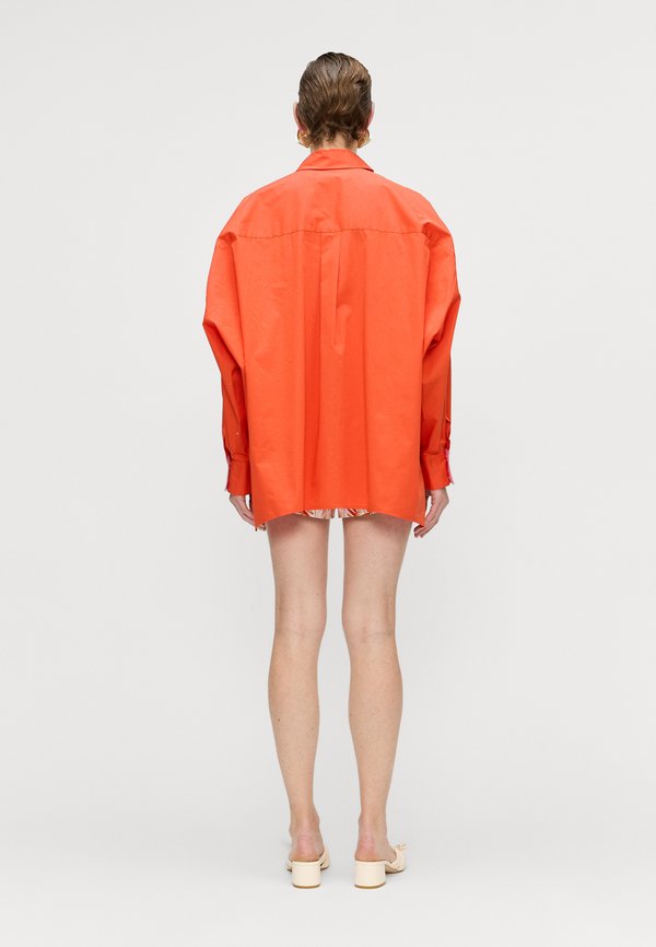 LAURA - Button-down blouse - burnt orange2