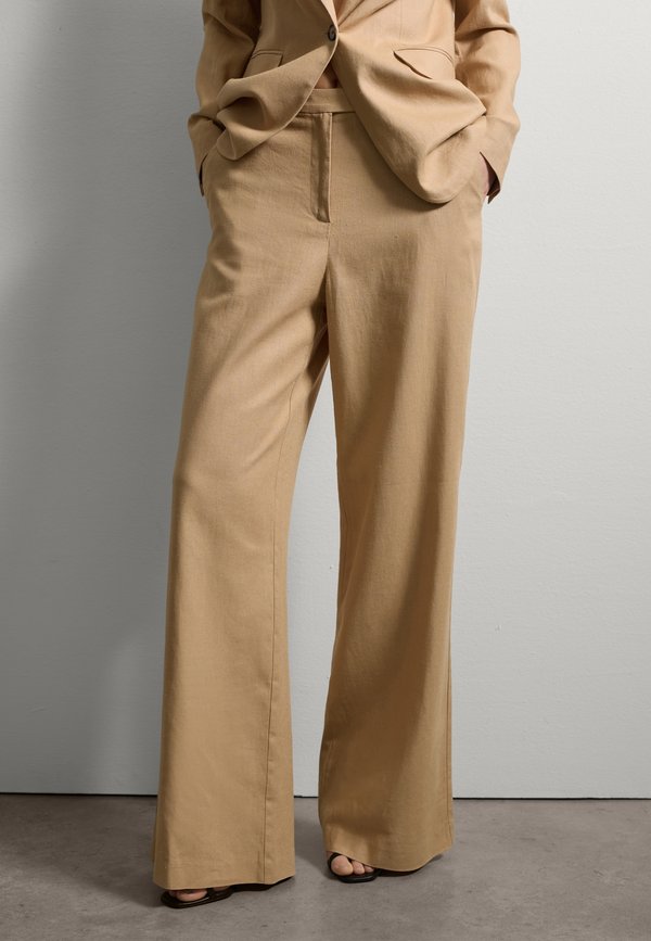 Stoffhose - dark beige