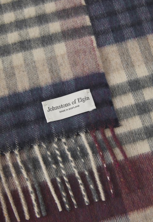 Écharpe Johnstons Of Elgin Gleneagles - 100% Laine D'agneau - Couleur Camel - Unisexe
