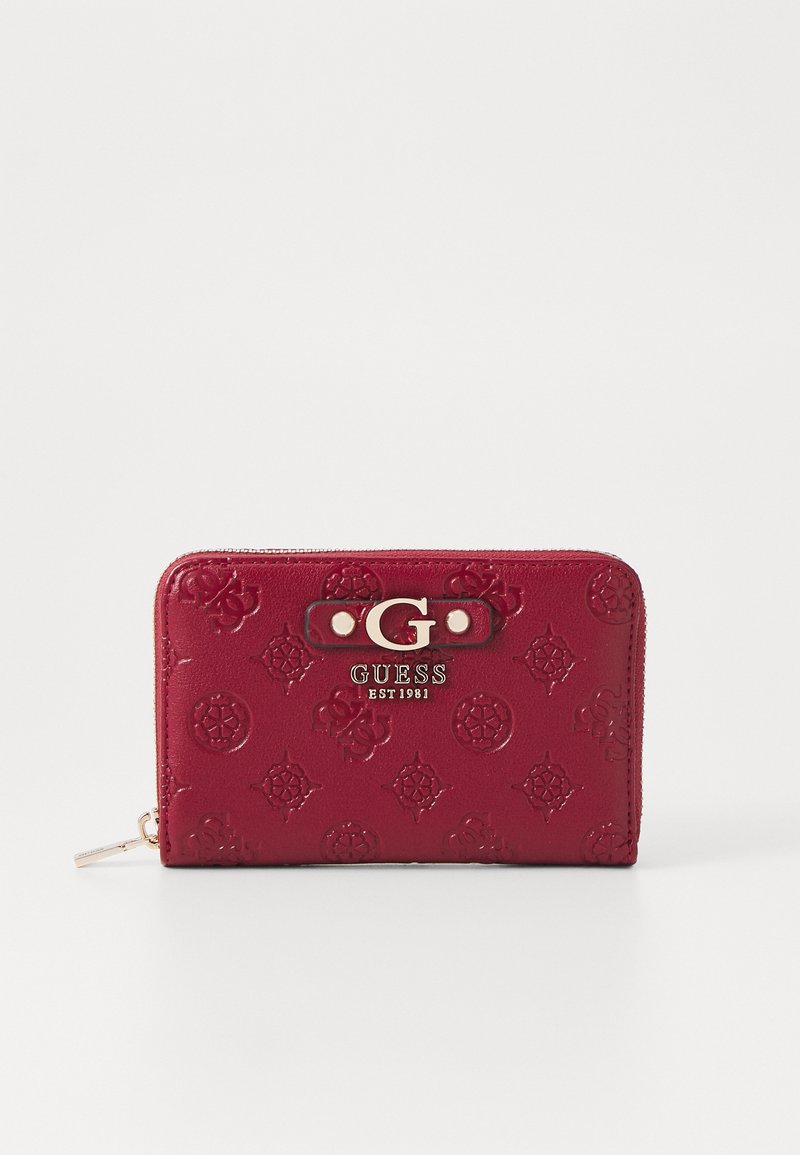 Guess GERTY MEDIUM ZIP AROUND - Portofel - claret