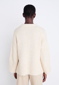 ONLY ONLMAGGIE LIFE LOOSE O NECK - Džemperis - birch melange