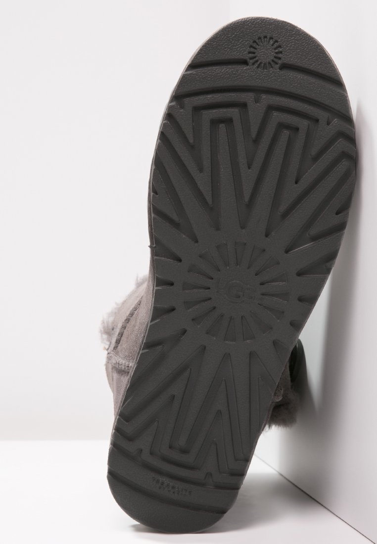 ☆人気☆【UGG】☆UGG Mini Bailey Button II Boots☆Grey☆ UGG MINI BAILEY II - Ankle boot/szary - Zalando.pl