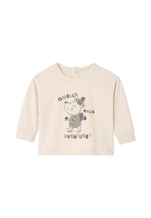 MIT MAUS-PRINT - Long sleeved top - vanille