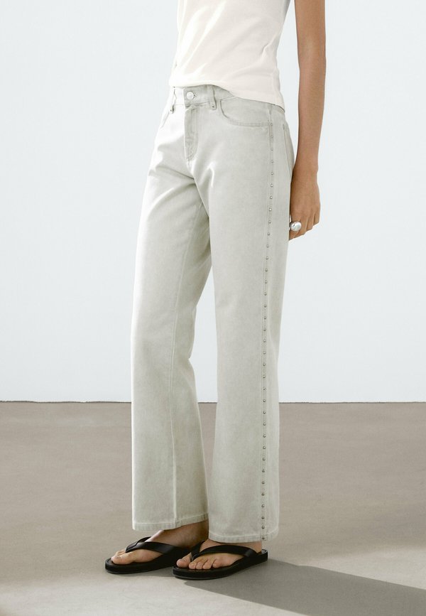 WITH STUDS - Straight leg jeans