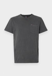 SLIM WASHED POCKET TEE - T-shirt basique - washed black