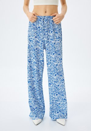 Koton WIDE LEG - Pantalon classique - white