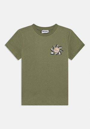 ADDITION UNISEX - Print T-shirt - olive green