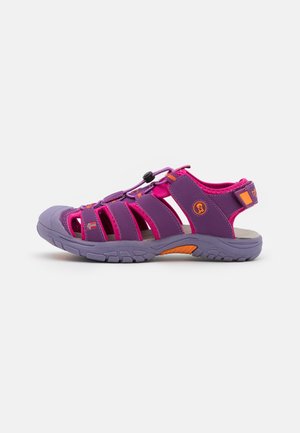 KIDS KVALVIKA UNISEX - Chodecké sandály - dark rose/orange