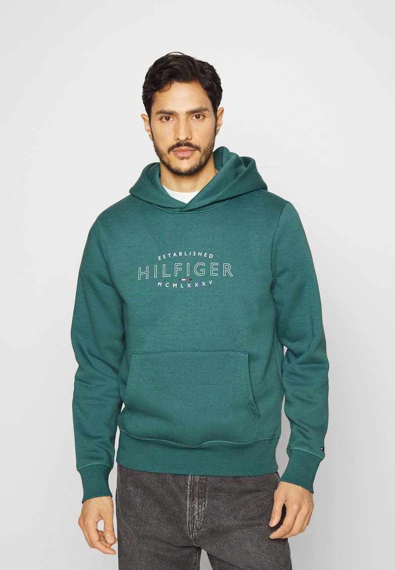 Tommy Hilfiger - CURVE LOGO - Hanorac - frosted green, Extindeți