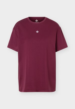 Even&Odd active by Zalando, ESSENTIAL RELAXED TEE - T-shirt basic - bordeaux