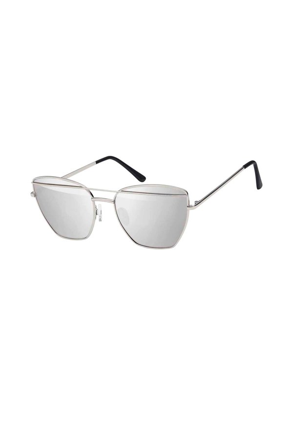SCHMETTERLINGSFORM - Sonnenbrille - silber verspiegelt