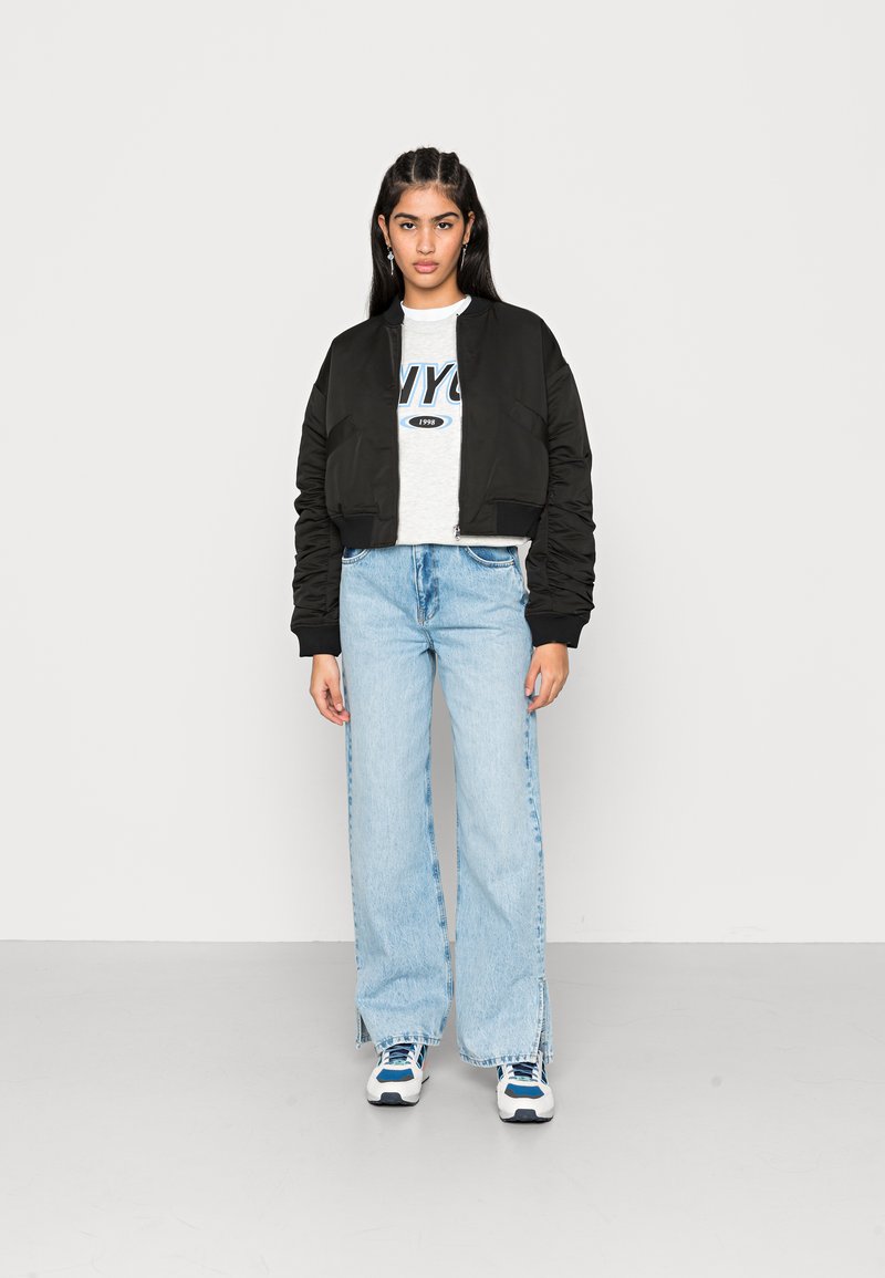 Damen Sweatshirts | Gina Tricot RILEY SWEATER Sweatshirt greymel/nyc/hellgrau-meliert - FK94352 Damen Sweatshirts | Gina Tricot RILEY SWEATER Sweatshirt greymel/nyc/hellgrau-meliert - FK94352