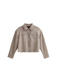 FAUX SUEDE UNLINED - Chaqueta de entretiempo - mink