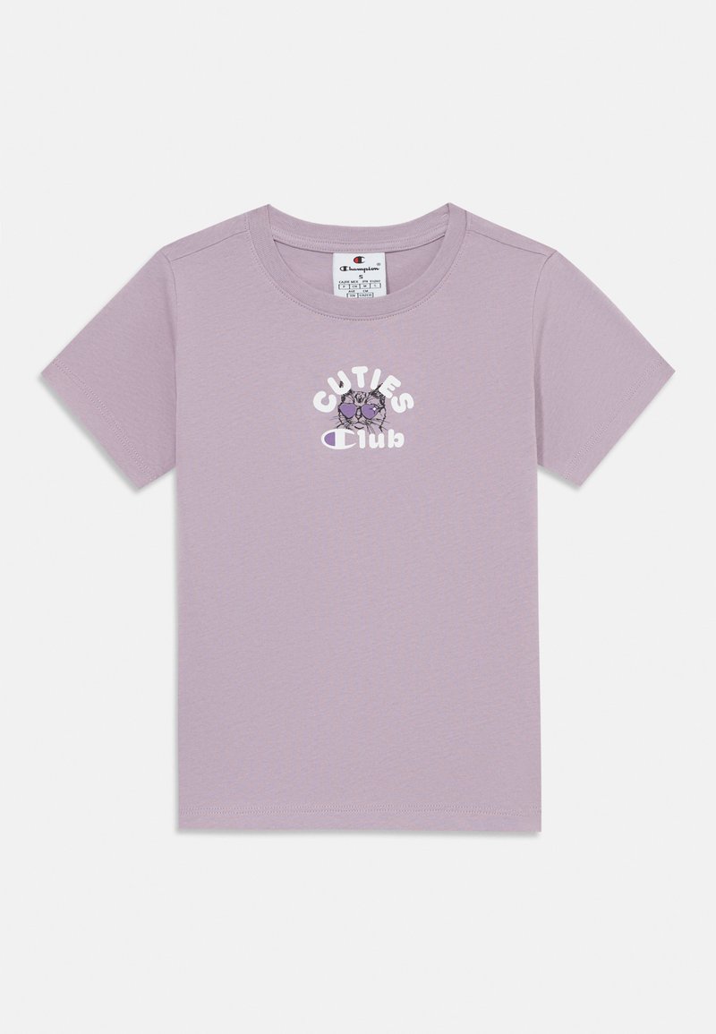 Champion T-shirt print mauve Champion T-shirt print mauve