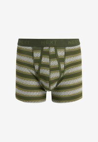 Next 4 PACK - Trunks - blue green textured stripe