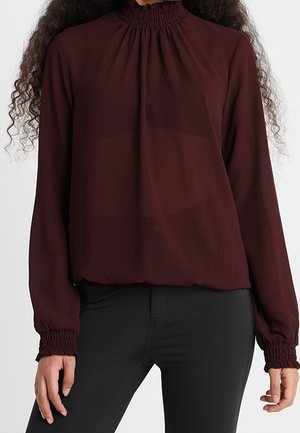 Pieces, Blouse - bordeaux