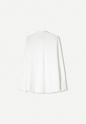 Bershka OVERSIZE - Button-down blouse - white