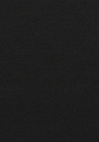 Black fabric with a smooth, slightly textured knit. Uniform color with no visible patterns or accents, providing a solid appearance.