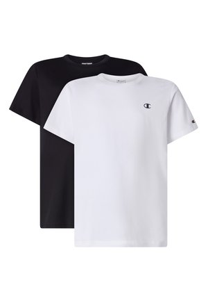 Champion ICONS CONTRAST UNISEX 2 PACK - T-shirt basique - white