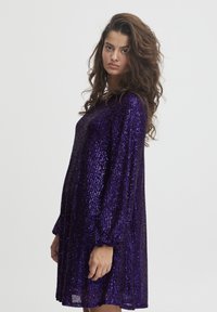 ICHI IHFAUCI - Cocktailjurk - violet indigo