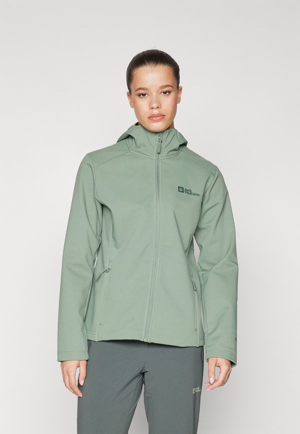 BORNBERG HOODY - Soft shell jacket - eucalyptus