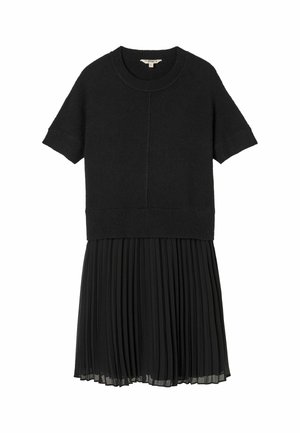 FatFace, 2IN1 MIDI DRESS - Strikkjoler - black