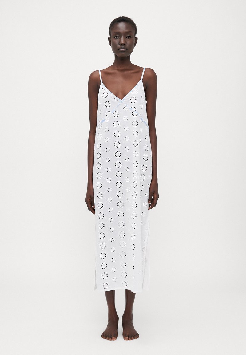 Desmond & Dempsey WOMENS SLIP NIGHTIE - Camicia da notte - white