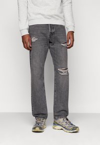 Jack & Jones - JJICHRIS JJORIGINAL - Blugi loose fit - black denim Imagine miniatură 1