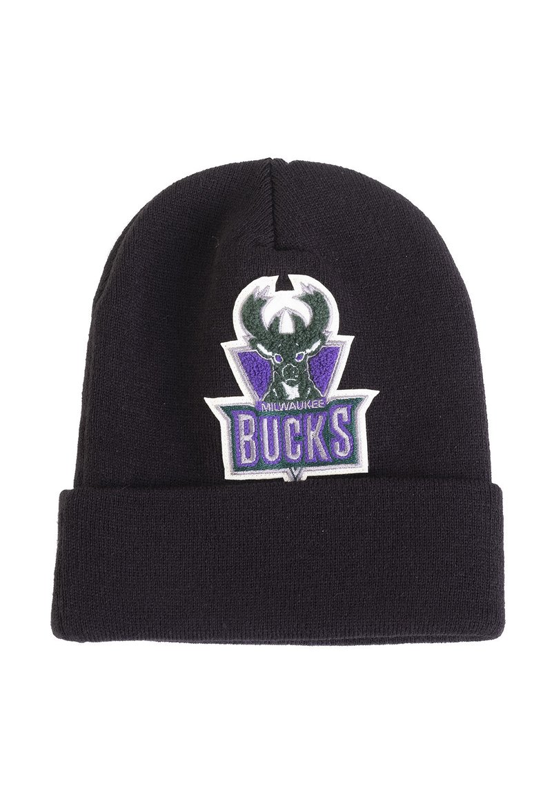 Mitchell & Ness CHENILLE  MILWAUKEE BUCKS   - Gorro - schwarz
