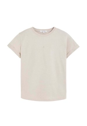 Scalpers, SCALPERS SCPLAIN CENTRAL SKULL TEE - Camiseta básica - natural melange