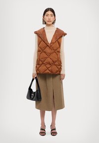 WEEKEND MaxMara DEBORAH - Puzdrová sukňa - cammello