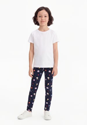 Name it, NMFLAUGE - Leggings - navy blazer