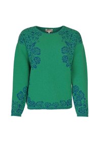 Sorgenfri Sylt FLEKKA - Strickpullover - deep grass