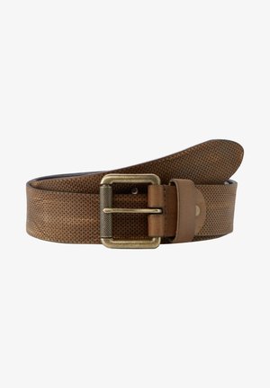 Paddock's, GEMUSTERTER - Belt - camel