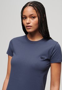 Superdry & Co ESSENTIAL LOGO - Camiseta básica - mariner navy
