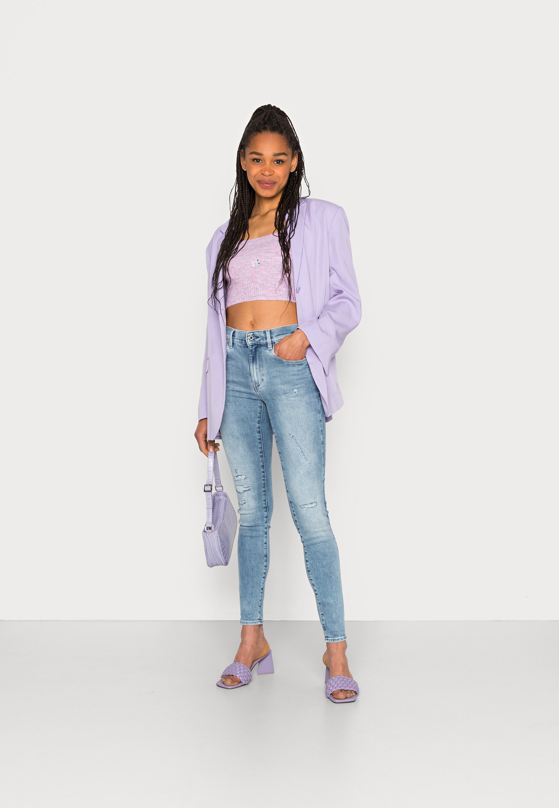 G-Star 3301 SKINNY - Jeans Skinny Fit - lt indigo aged restored/blu denim -  Zalando.it