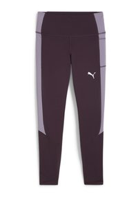 EVOSTRIPE LAUF - Leggingek - Nadrágok - midnight plum