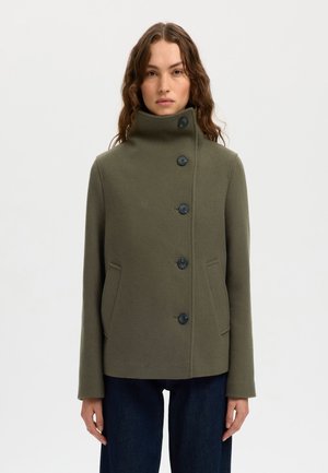 Selected Femme KURZE - Allvädersjacka - khaki