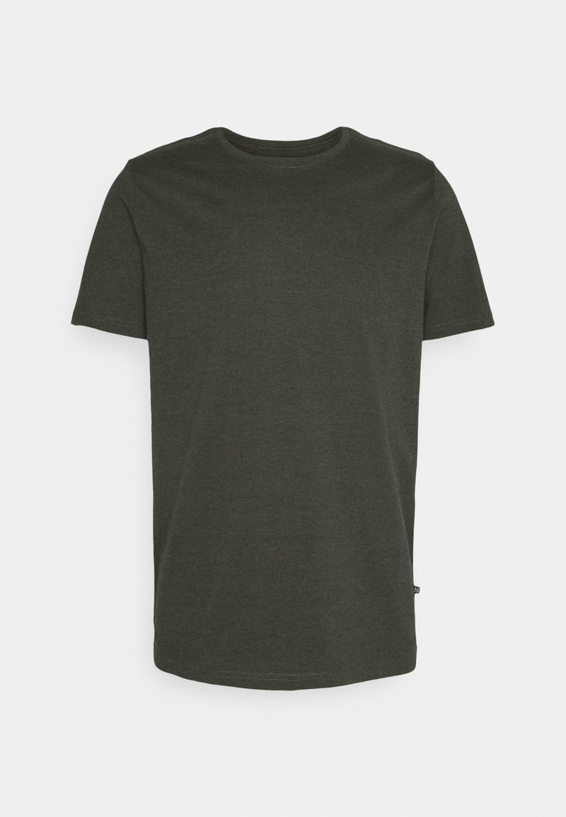 Matinique T-shirt basic olijfgroen gemêleerd