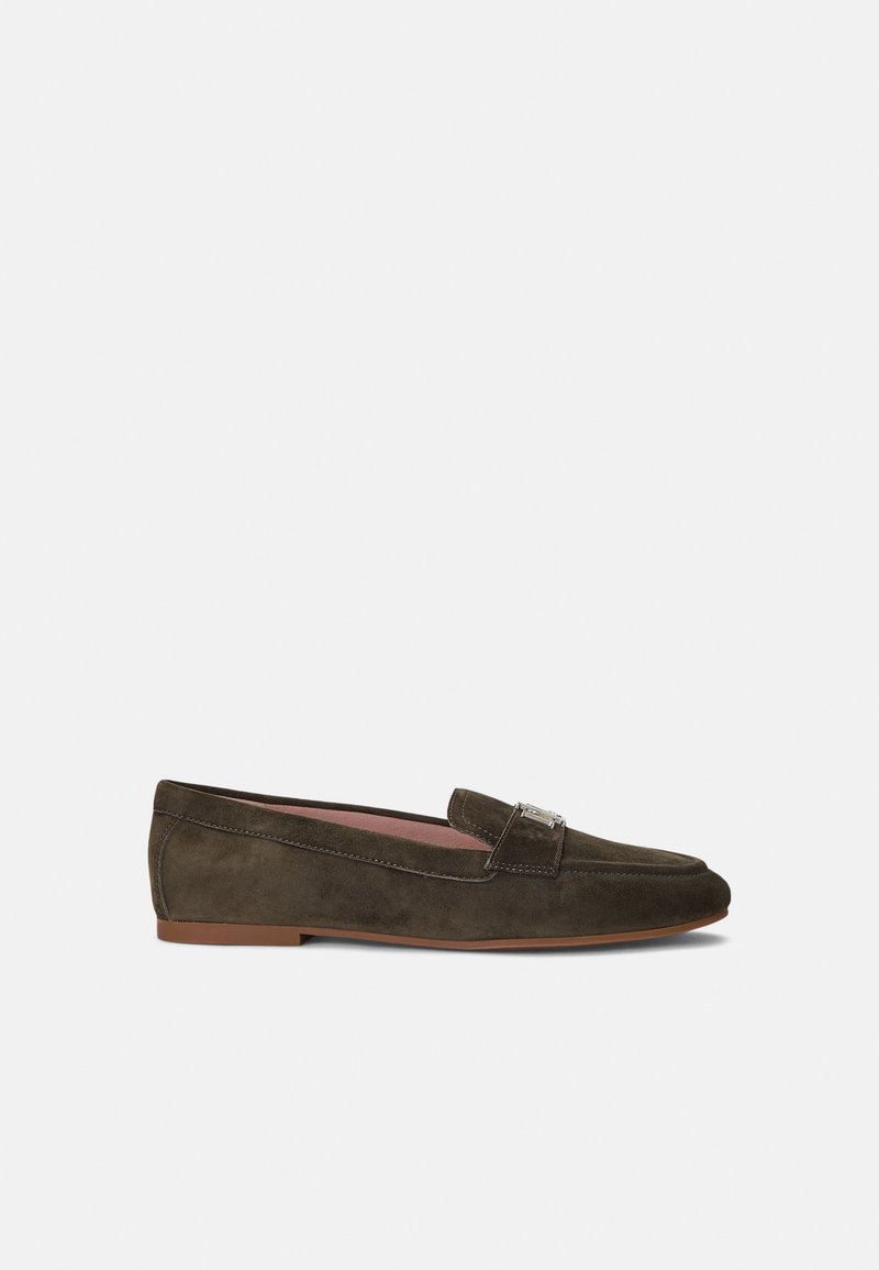 Lauren Ralph Lauren AVERI III SUEDE LOAFER - Mokasīni - dark olive