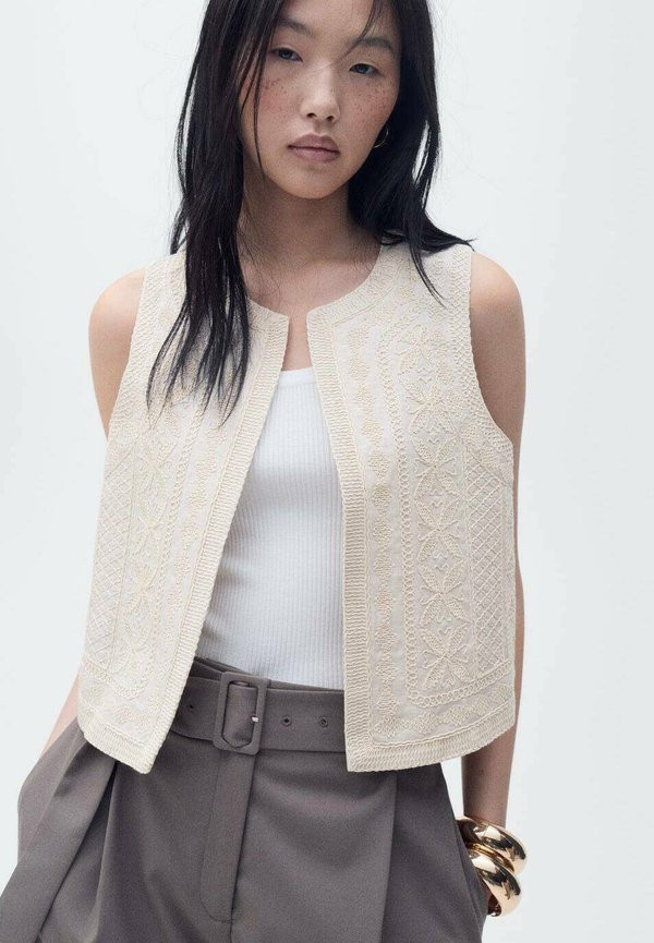 BROD - Waistcoat - écru