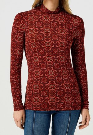 Top s dlouhým rukávem - brown