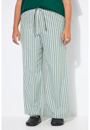 WIDE STRIPES - Pyjamahousut/-shortsit - medium green