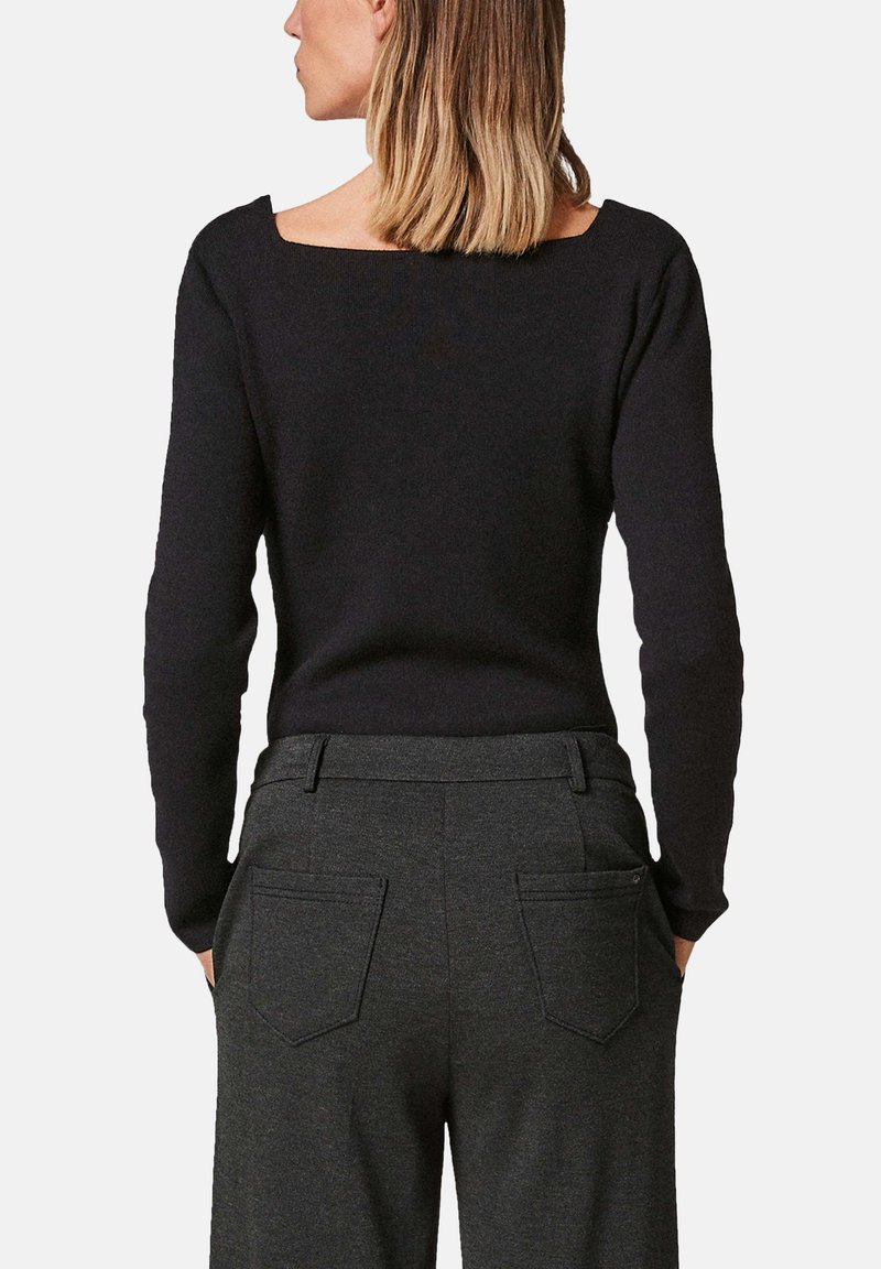 Damen Strickjacken | comma Strickpullover black/schwarz - WW60118 Damen Strickjacken | comma Strickpullover black/schwarz - WW60118